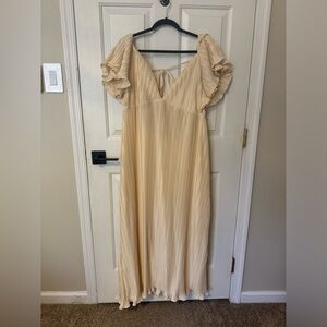 NWT Lucky Charm Midi Dress in Vanilla Cream - 3x